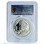 Philippines 25 piso General Douglas MacArthur KM-230 PR 69 PCGS silver coin 1980