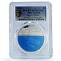 New Zealand 1 dollar Sperm Whale Wildlife Fauna PR 69 PCGS silver coin 2018