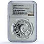 Sealand 1 dollar Orca Whale Sea Treasures Fantasy X#9 PF 68 NGC silver coin 1994