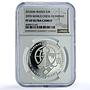 Russia 3 roubles Chess Olympiad Khanty Mansiysk Y#1273 PF69 NGC silver coin 2010