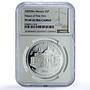 Mexico 5 pesos Palace Fine Arts KM-765 Ibero-American PF 69 NGC silver coin 2005