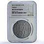 Ukraine 10 hryvnias Furrier Kushnir KM-679 Crafts MS 70 NGC silver coin 2012