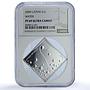 Latvia 1 lats Water KM-104 PF 69 NGC silver coin 2009