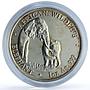 Zambia 5000 kwacha Elephant Matte KM-117 Wildlife Bullion silver coin 2001