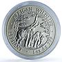 Zambia 5000 kwacha Elephant Matte KM-165 Wildlife Bullion silver coin 2003