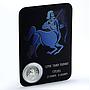 Transnistria 100 roubles Sagittarius KM-72 Zodiac Signs Archer silver coin 2005
