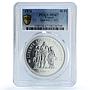 France 50 francs Hercules KM-941.1 Gad-882 F-427 MS 67 PCGS silver coin 1974