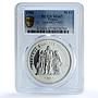 France 50 francs Hercules KM-941.1 Gad-882 F-427 MS 67 PCGS silver coin 1980