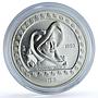 Mexico 2 pesos Guerrero Aguila KM-645 Precolombina Aztec silver coin 1993