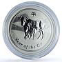 Australia 50 cents Year of the Ox KM-1750 Lunar Series 2 Bull silver coin 2009