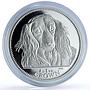 Gibraltar 1 crown Dachshund KM-192.1a Best Friends Dog proof silver coin 1993