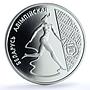 Belarus 20 roubles Gymnast Ribbon Dancer KM-14 Olympics Sports silver coin 1996