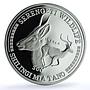 Tanzania 500 shilingi Impala Serengeti Wildlife Fauna Antelope silver coin 1998