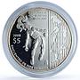 Mexico 5 pesos Juego Pelota KM-805 Ibero-American Olympics silver coin 2008
