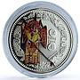 Cambodia 3000 riels Peking Opera China Schon-65 Culture Art silver coin 2003
