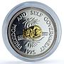 Solomon Islands 30 dollars Freedom Self Government Gilt X#1 silver coin 1975