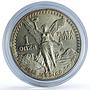 Mexico 1 onza Libertad Angel of Independence KM-494.2 Bullion silver coin 1990