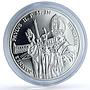 Hungary 500 forint Pope John Paul II Visit KM-683 proof silver coin 1991