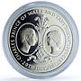 Tristan da Cunha 25 pence Wedding KM-4a Charles Diana silver coin 1981