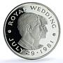 Jersey 2 pounds Wedding KM-52a Charles Diana proof silver coin 1981
