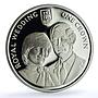 Gibraltar 1 crown Wedding KM-14a Charles Diana proof silver coin 1981