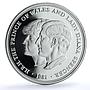 Great Britain 25 pence Wedding KM-925a Charles Diana proof silver coin 1981