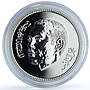 Morocco 250 dirhams Mohammed VI Enthronement 6th Anniversary BU silver coin 2005