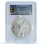 Mexico 1 onza Libertad Angel of Independence KM-613 MS 67 PCGS silver coin 1998
