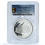 Mexico 5 pesos Palace Fine Arts KM-765 Ibero-American PR69 PCGS silver coin 2005