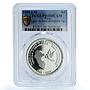 Peru 1 sol Peace Accords Brasilia KM-354 Dove Bird PR 68 PCGS silver coin 1999