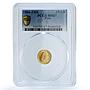 Peru 1/5 libra Republic Trade Coinage KM-210 Fr-75 MS 67 PCGS gold coin 1966 ZBR