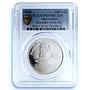 Afghanistan 500 afghanis Giuseppe Verdi KM-1048 Music PR69 PCGS silver coin 2001