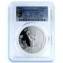 Azerbaijan 5 manat Gymnastics KM-72 Baku Games PR 69 PCGS silver coin 2015