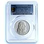 Cape Verde 25 escudos Jesus Christ KM-46 Religion PR 66 PCGS silver coin 2006