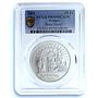 France 10 francs Notre Dame Paris KM-1272 Cathedral PR 69 PCGS silver coin 2001