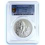 France 100 francs Gaspard Monge KM-1203 Science PR 69 PCGS silver coin 1998