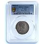 France 2 francs Napoleon I KM-693.1 Gad-501 MS 61 PCGS silver coin 1811 A