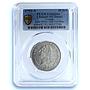 France 30 sols Louis XVI No Dot Sem KM-606.1 Gad-39 AU PCGS silver coin 1792 A