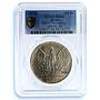 Greece 100 drachmai Revolution 21 April 1967 KM-94 MS 66 PCGS silver coin 1970