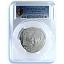 Cook Islands 50 dollars Churchill KM-11 Big Ben PR 67 PCGS silver coin 1974