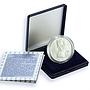 Slovakia 200 korun Wolfgang Kempelen Matte KM-75 Chess Machine silver coin 2004