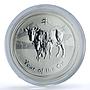 Australia 50 cents Year of the Ox KM-1750 Lunar Series 2 Bull silver coin 2009