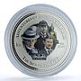 Cook Islands 2 dollars Sign of Four Literature Cinema Holmes silver coin 2007