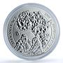 Rwanda 50 francs Gorilla KM-46 African Ounce Fauna Monkey silver coin 2008