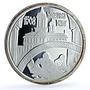 Romania 10 lei Printed Book KM-245 Targoviste Monastery Church silver coin 2008