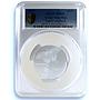Congo Democratic 10 francs Papilio Machaon KM-163 Butterfly MS 69 PCGS coin 2003