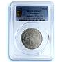 Argentina Catamarca "1 Korona" Token Aguada Culture Crown MS 63 PCGS silver 1991