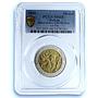 Bolivia Revolution Independence La Paz Anniversary MS 68 PCGS bimetal medal 2009