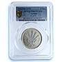 Ajman 5 riyals FAO KM-26 World Food Day PR 67 PCGS silver coin 1970