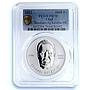 Chad 5000 francs Leonid Brezhnev USSR Communism PR 70 PCGS silver coin 2022